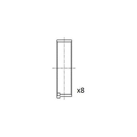Coussinet de tête de bielle FAI AutoParts BB2070-STD VAUXHALL 35935-3820 7646454