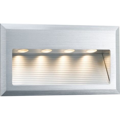 Luminaire encastré LED 4W cross alu brossé/métal 93752 (1/4)