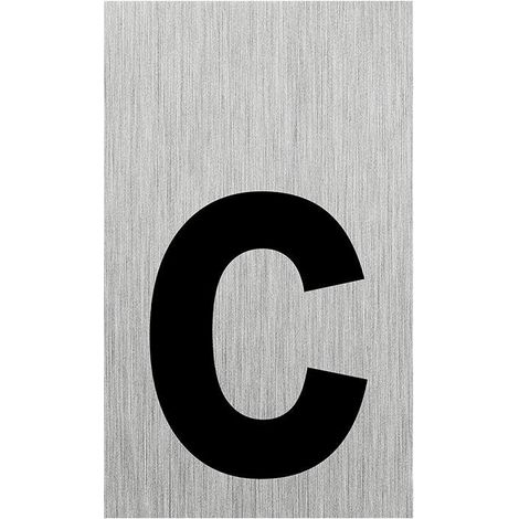 Targa per porta in alluminio c 100x60mm