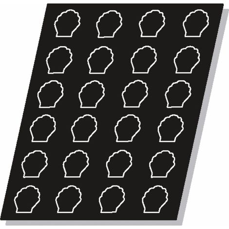 Moule Flexipan® Plaque Silicone 24 Coquilles Saint-Jacques - Pujadas