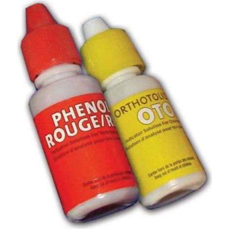Recharge liquide pour trousse d'analyse pH et chlore piscine 15 ml – Solution OTO et phénol rouge – Test précis de l'eau – Jardiboutique