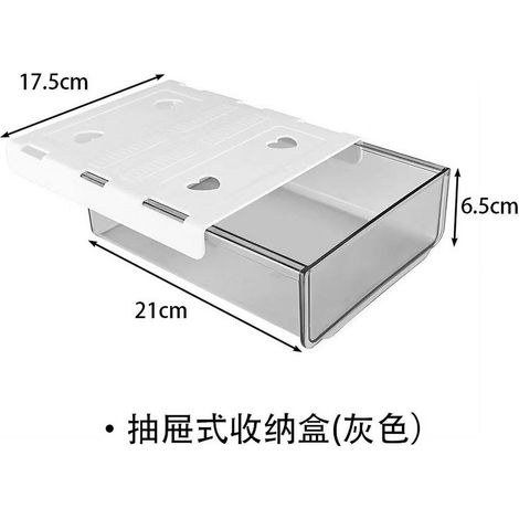Tiroir De Rangement Sous Table - Sans Perforation - Adhésif - Pour Bureau - 1 Pièce (1/5)