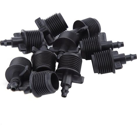 Confezione da 10 raccordi per irrigazione a goccia – attacco a barb da 1/2" – adattatore per tubi da 4/7 mm