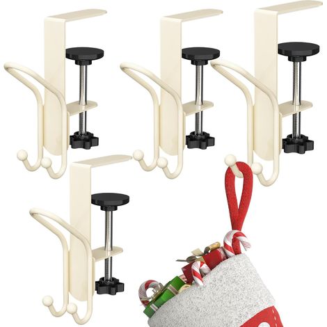 pour chaussettes de Noël lot de 4 crochets métalliques pour (1/5)