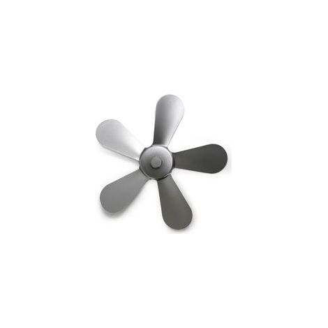 Pales de ventilateur pour four – 5 pales en alliage d’aluminium, améliorent la circulation de l’air chaud, compatibles avec la plupart des fours et cheminées, installation facile – couleur argent (1/5)