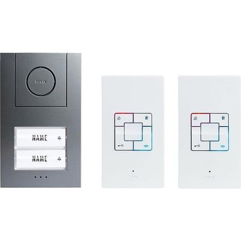 Gegensprechanlage m-e ad 4020 kabelgebunden Aluminium