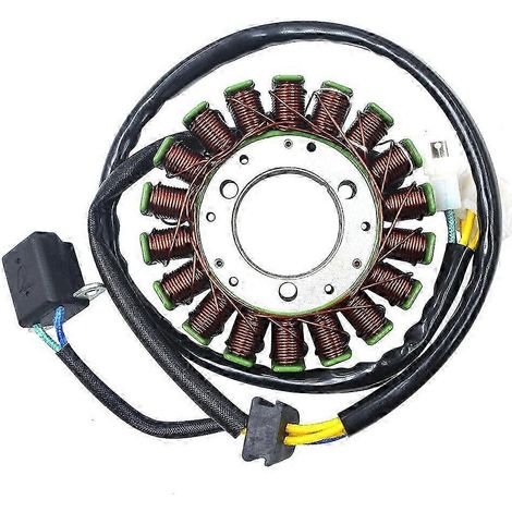 Bobine de stator 32101HN9101 compatible avec les modèles GT650R, GV650, ST7 (carburateur), GT650X, ATV, GOES 450, TE450 et TE450S. (1/5)