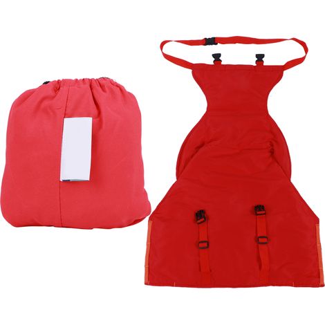 Chaise haute de voyage portable pour bébé et tout-petit, harnais de sécurité facile pour repas, siège rouge (1/5)