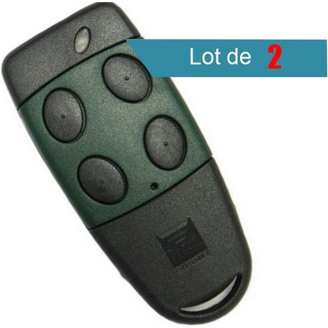 Télécommande CARDIN S449TX4 et S449 QZ4 433 MHZ Pack de 2