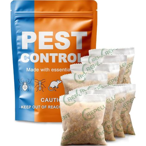 Répulsif Souris à Ultrasons - Piège Anti-nuisibles pour intérieur et extérieur - Éloigne cafards, Souris, Fourmis et araignées des Maisons, greniers et Moteurs - Protège 11 m² - 8 pièces (1/5)