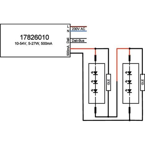 brumberg LED-Konverter 500mA 27W DALI 17826010 (1/2)