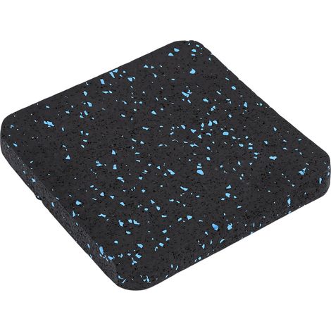 Lot de 4 tapis de course haute densité, antibruit, protection de sol, amortisseur de vibrations, caoutchouc épais, universels pour appareils de lavage. (1/5)