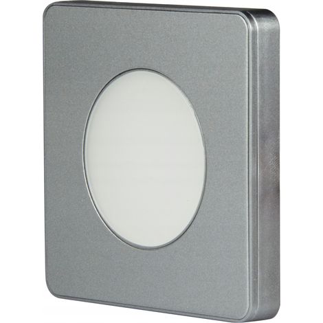 Lampada da incasso a LED per mobili, colore argento, 3W, 4000K, 120 lm, SLL03 (1/5)