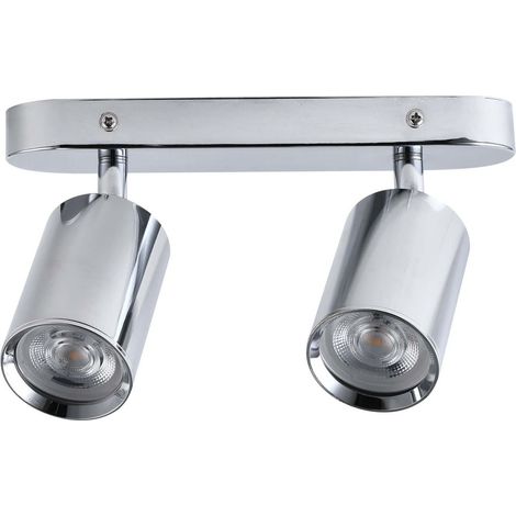 Light Prestige Belize faretto 2xGU10 cromato orientabile (1/3)