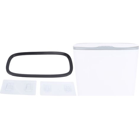 Smart Motion Sensor Trash Can 26cm Wide Opening Battery Powered Automatic Touchless Lid Garbage Can 12L (1/5)