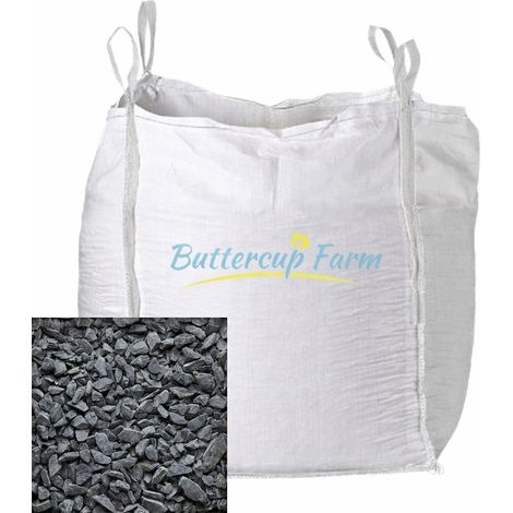 Blue Slate Chippings - 40mm - Premium Aggregate Bulk Bag - 850 kilos