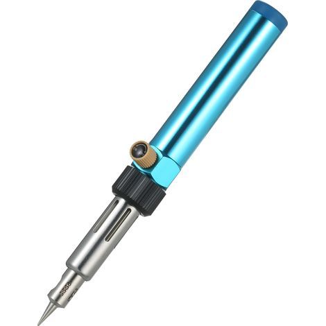 Fer à souder portable au gaz, fer à souder au butane, chalumeau de soudage avec flamme réglable, température maximale de 2370℉, pour l'électronique et la pyrogravure (1/5)