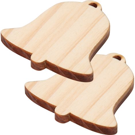 10 Plaques Bois Suspendues DIY Décoration Fait Main Sapin Noël Nouvel An Fournitures Artisanales Lot de 10 (1/5)