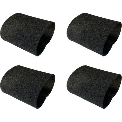Lot de 4 filtres humides – Compatibles avec certains aspirateurs – Noirs – Entretien (1/4)