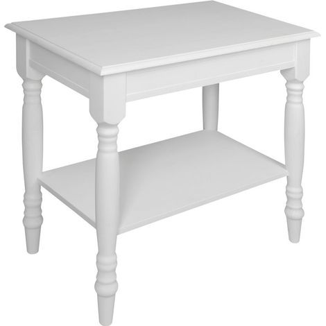 Table lavabo CIMBURA 80x50x75cm, vieux blanc (1/5)