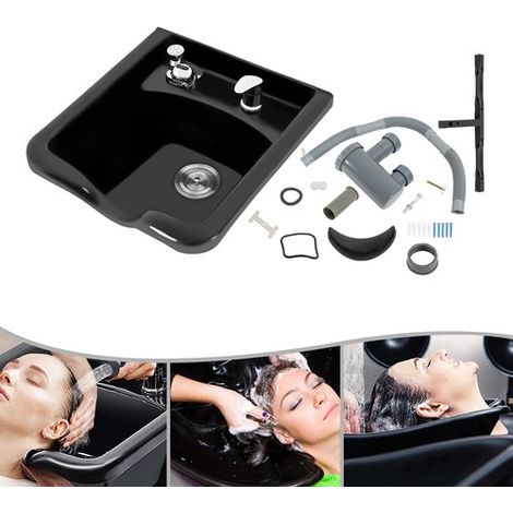 Salon Hairdressing Shampoo Sink Washing Hair Basin Bowl Barber Hair Equipment (1/5)