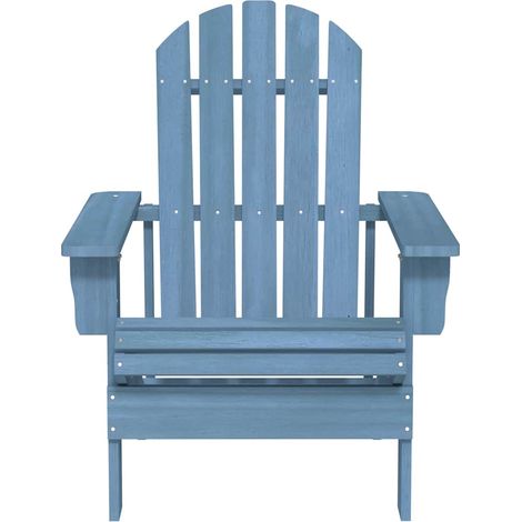 Maison Exclusive - Adirondack-Gartenstuhl Massivholz Tanne Blau