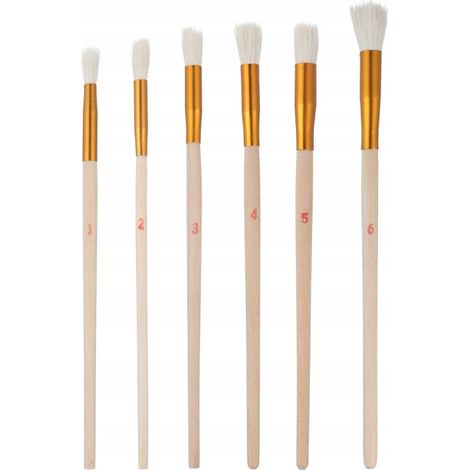 6 Attrezzi Impollinazione Giardino Multicolori Legno Lana (1/4)