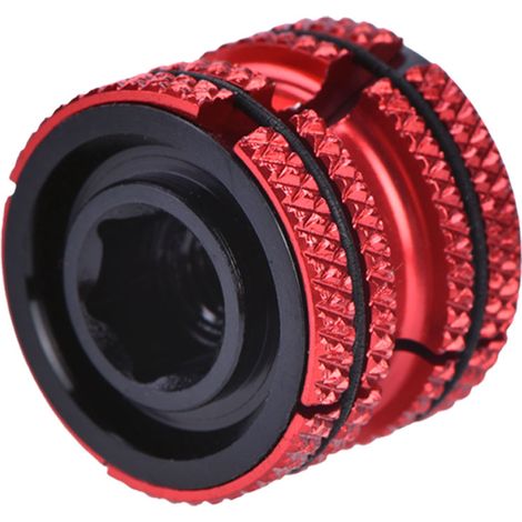Bouchon d'expansion en aluminium 28.6mm pour fourche carbone vélo, couleur rouge