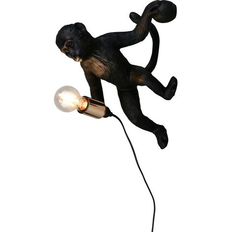 Applique murale Louy Singe Noir - R26541002 (1/3)