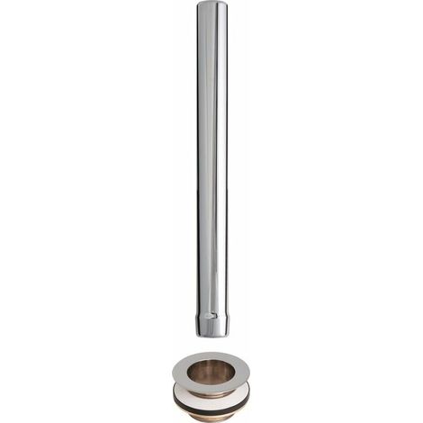 Bonde de lavabo surverse 400 mm – En laiton chromé – Sortie 1''1/2 – Pour cuisine semi professionnelle – Sélection