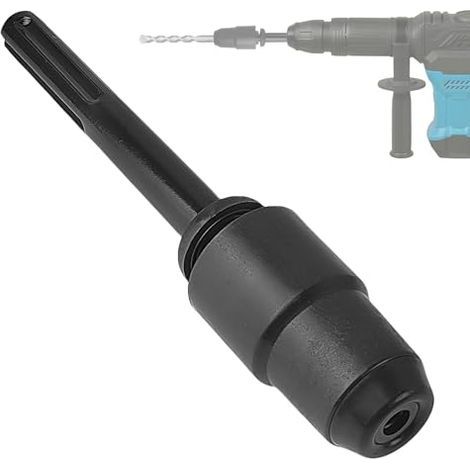 [JAMAIS UTILISÉ] Adaptateur de mandrin de perçage SDS Max vers SDS Plus, adaptateur SDS Plus 220 mm, adaptateur SDS Max vers SDS Plus, adaptateur SDS en acier allié pour forets SDS Plus, mandrin de pe (1/5)