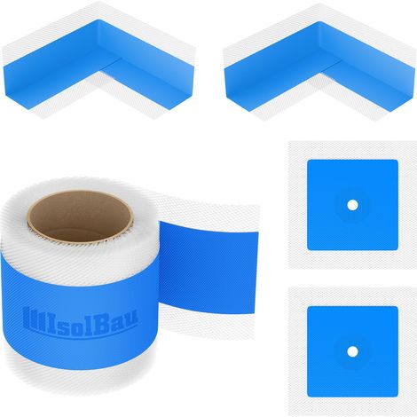 Isolbau Dichtset Bandset Dichtband 10m Innenecke Dusche Bad Dichtmanschetten (1/5)