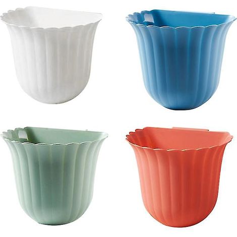 Lot de 4 poubelles murales (1/3)