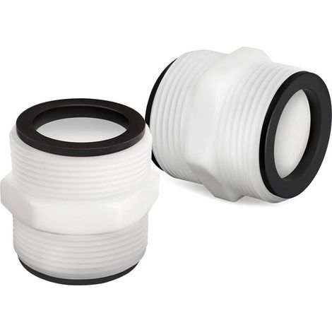 Vente directe d'adaptateurs de tuyau de pompe de piscine Intex Coleman 1,5 pouce à 2 voies avec rondelle (1/4)