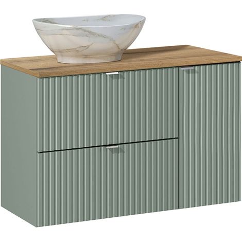Mueble lavabo 90cm Verde Jade