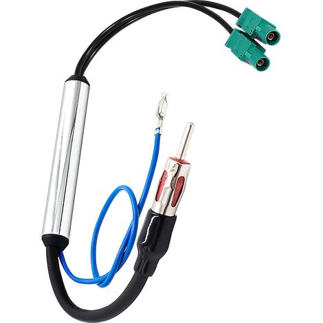 Adaptater Antenne Autoradio Double Fakra Z vers Din pour GPS Stéréo (1/5)