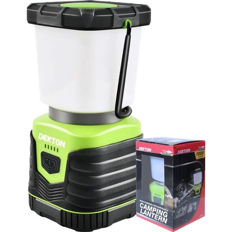 Dekton High Powered Rechargeable Led Camping Lantern With Power Bank 100 Lumens