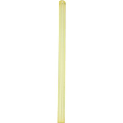 Tige ronde creuse en polyuréthane jaune, 25 mm de diamètre extérieur, alésage 8 mm, longueur 500 mm (1/5)