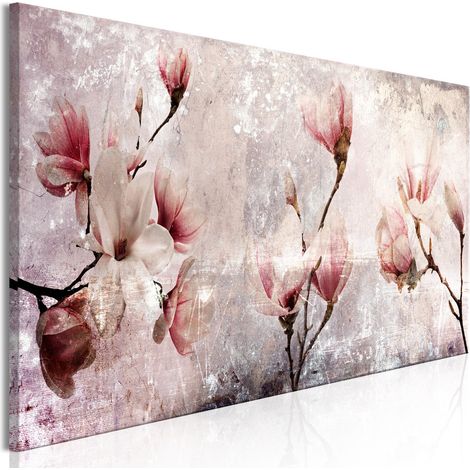 Tableau Magnolia Charm (1 Part) Étroit - 120 x 40 cm (1/4)
