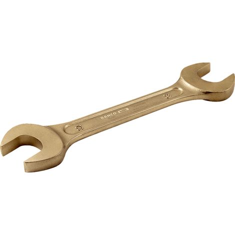 BAHCO - Clés à fourche double antidéflagrante métrique, en aluminium bronze (1/2)