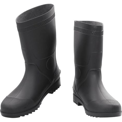 Bottes de pluie noir taille 46 PVC CFW201179 (1/5)