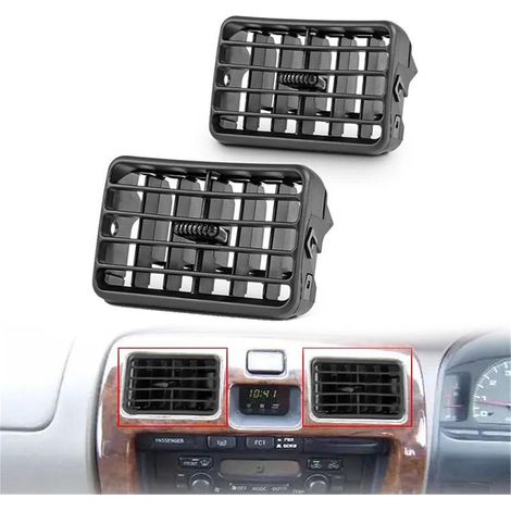 Paire de Grilles d'Aération pour Console Centrale - Compatible Toyota Tacoma 4Runner 1996-2002,Améliore la Circulation d'Air pour Tableau de Bord et Climatisation,OUYLAF (1/5)