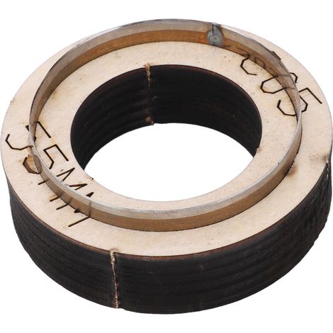 Découpe Cuir Matrice DIY Artisanat Emporte-pièce Réutilisable Base Bois Épais Carte Contrôle Accessoire Créations Loisirs Créatifs (1/5)