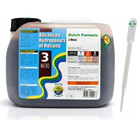 Advanced Hydroponics Micro 10 Liter Mikrodünger Basisdünger Mikroelemente Pflanzen (1/5)