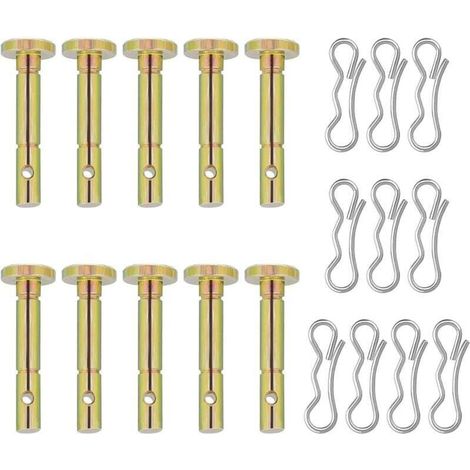 Packung mit 20 Bolzen und Splinten, kompatibel mit MTD 714-040 738-04124 Cub Cadet Schneefräsen (1/4)