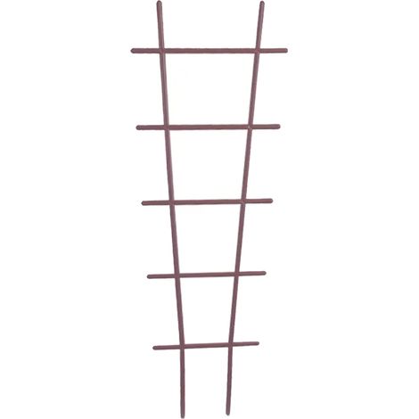 Support pour plantes, échelle à fleurs en plastique marron 20 x 67 cm (1/5)