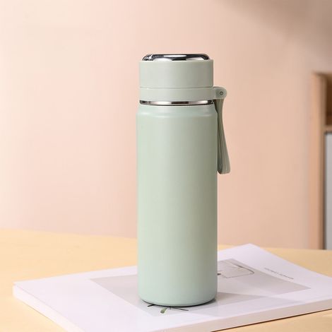 Bouteille Isolée En Acier Inoxydable 316 - Flacon Vide Sous Vide 500 Ml - Tasse De Voyage Étanche Pour Enfants Adultes - Ouverture À Un Bouton (1/5)