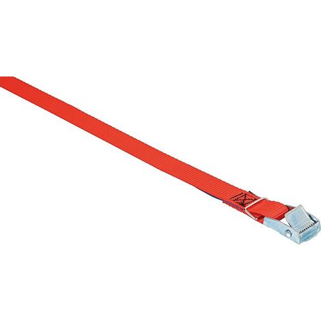 Sangle d'arrimage à pince de ceinture, monobloc Cambuckle 25mm 500 kg 5,0m (1/4)