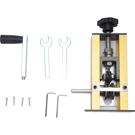 Machine à dénuder fil de cuivre manuelle à manivelle ou entrainement perceuse pour câble diamètre 0.04-1 pouce (1/5)