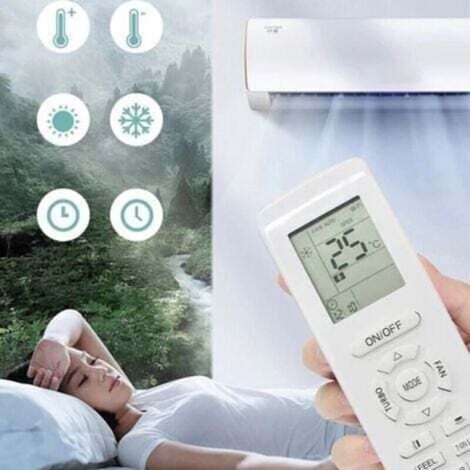 YAP1F Fernbedienung für Klimaanlagen YAP1F Ersatzfernbedienung für Heizungs- und Kühlfunktionen im Haus (1/4)
